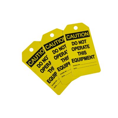 Custom  Hang Tag for Quality Control in Warehouse, Shop Floor, Machinery, Equipment or Office