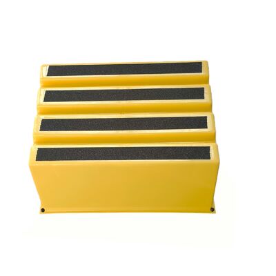 12" Overall Height Double Step Stool with Compact Design for Space Saving Stackable Box Step
