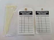 PF Cardstock Inspection Record Tag 7" Length x 4" Width x 0.020" Thickness