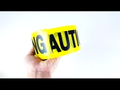 1000 फीट 3 इंच 1.6 मिलि वाटरप्रूफ उच्च घर्षण प्रतिरोध बैरिकेड सुरक्षा टेप