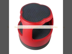 घुमावदार चरण स्टूल के साथ घुमावदार रोलर्स - गैर फिसलन सतह