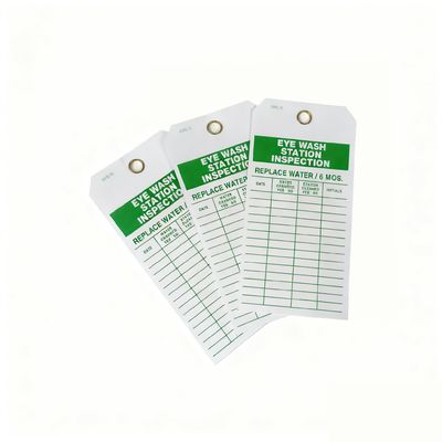 Durable PVC Material Warning Tag with Standard Size 146×76mm for Industrial Field Safety Signs